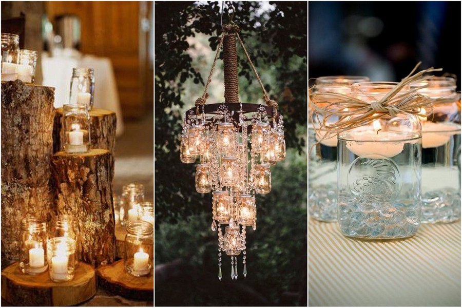 Mason Jar - dekoracje weselne